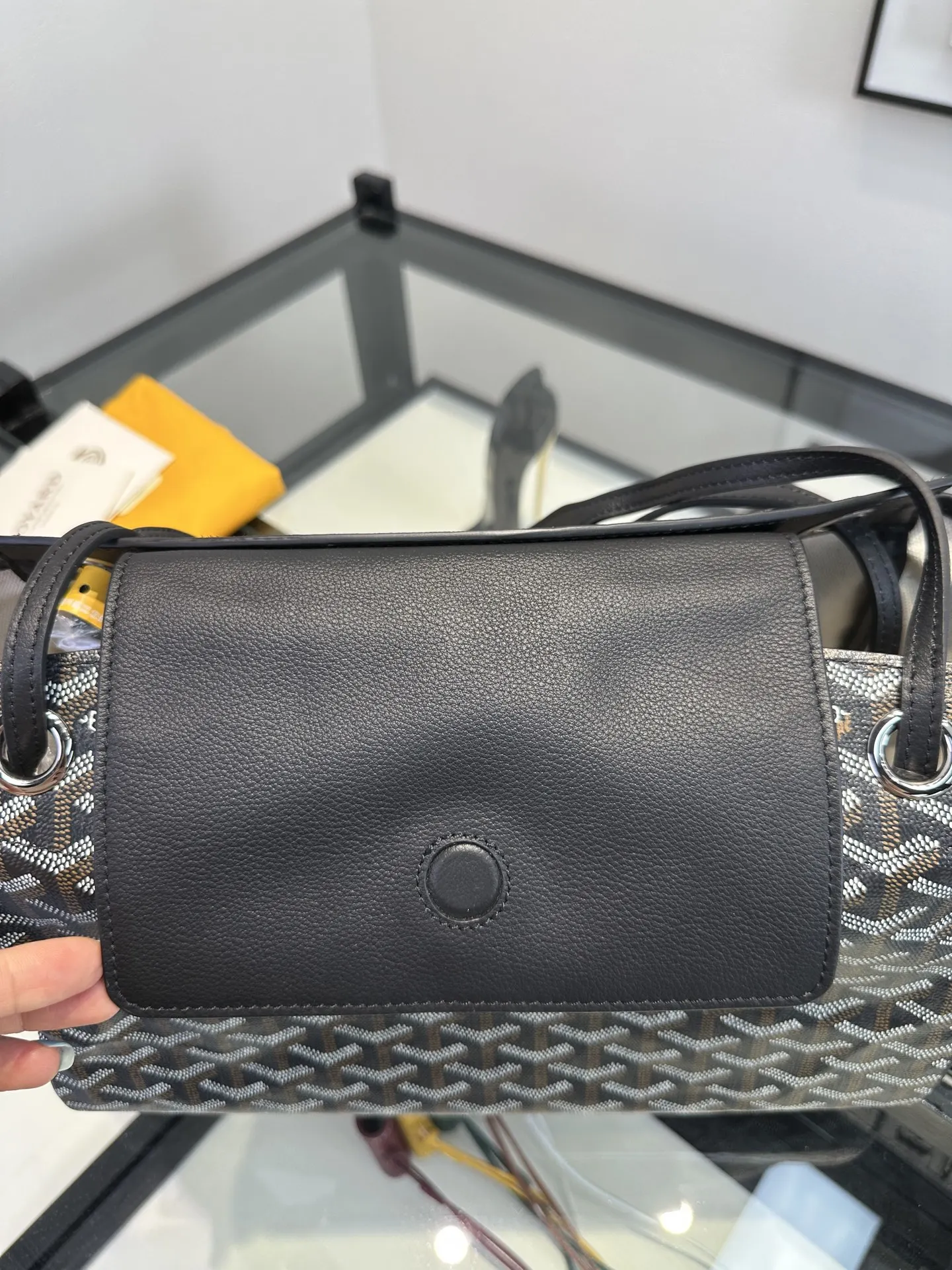Goyard Black Organizer Pouch Travel Casual