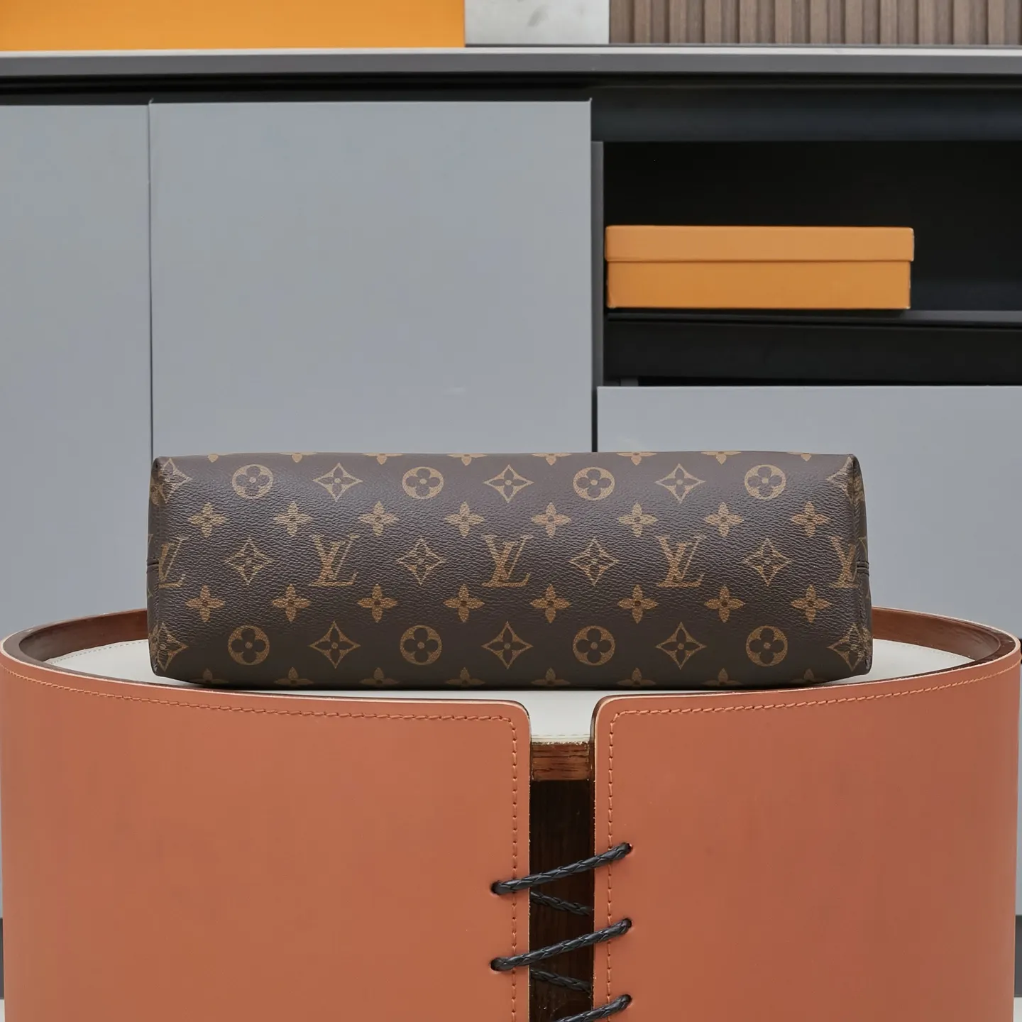Gold Tote Bag Leather