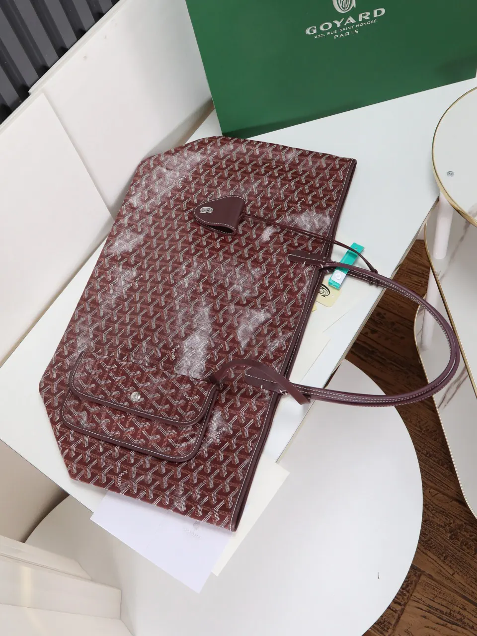 Goyard 帆布 腋下包 复古腋下背款