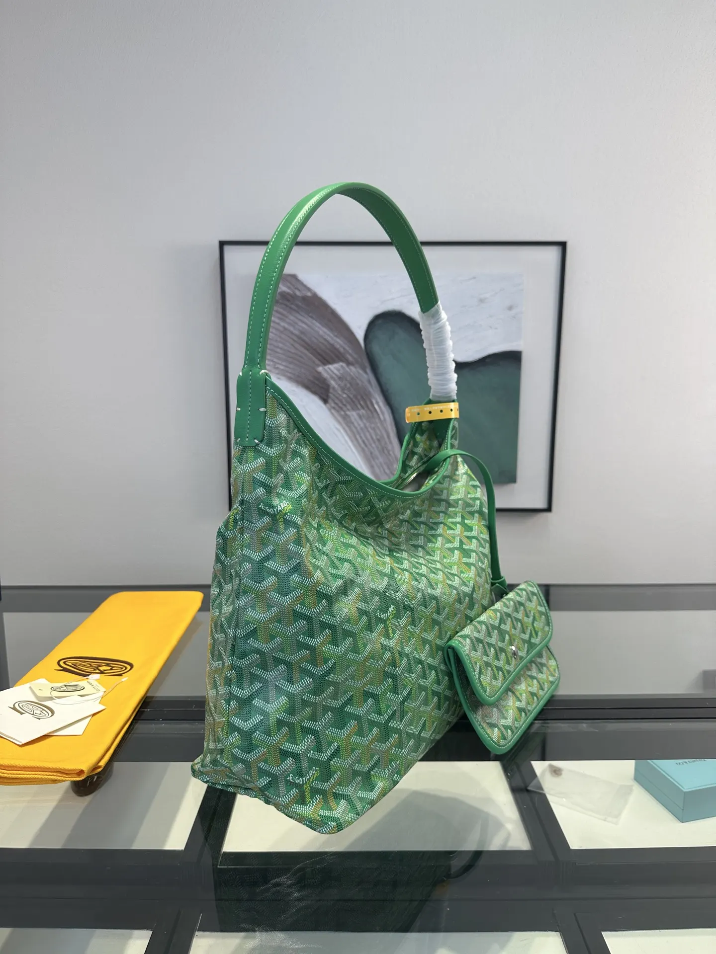 Goyard Hobo 老花 帆布 腋下包 复古腋下背款