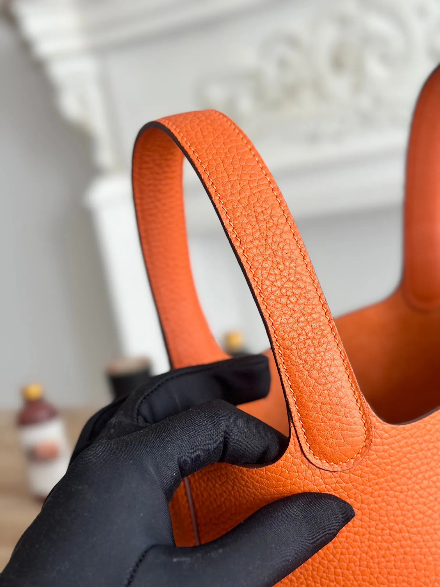 Hermès Top Handle Bag Classic Leather