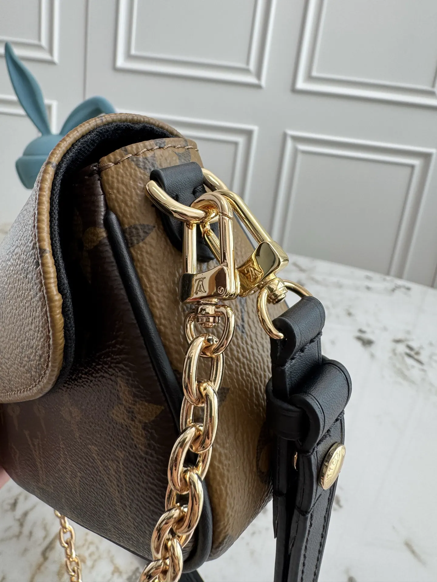 Louis Vuitton M26587 棕色 Monogram 链条包