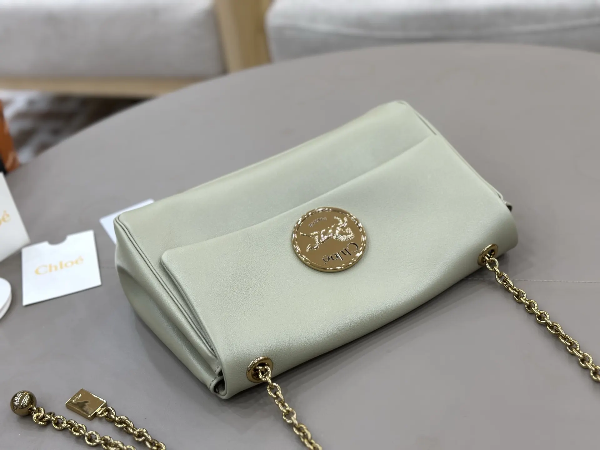 Chain Bag Commuter Leather