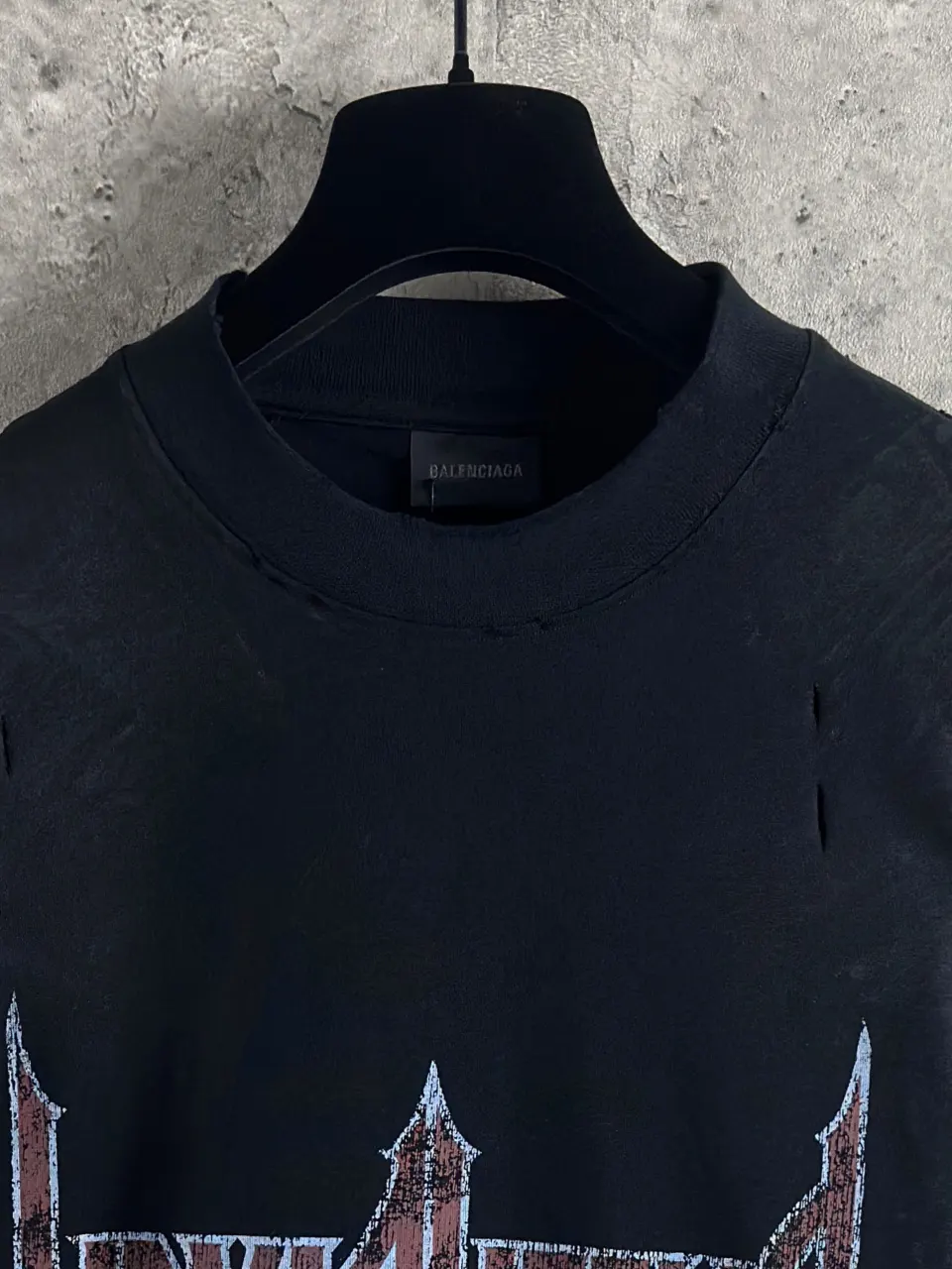 Balenciaga 黑色 短袖T恤
