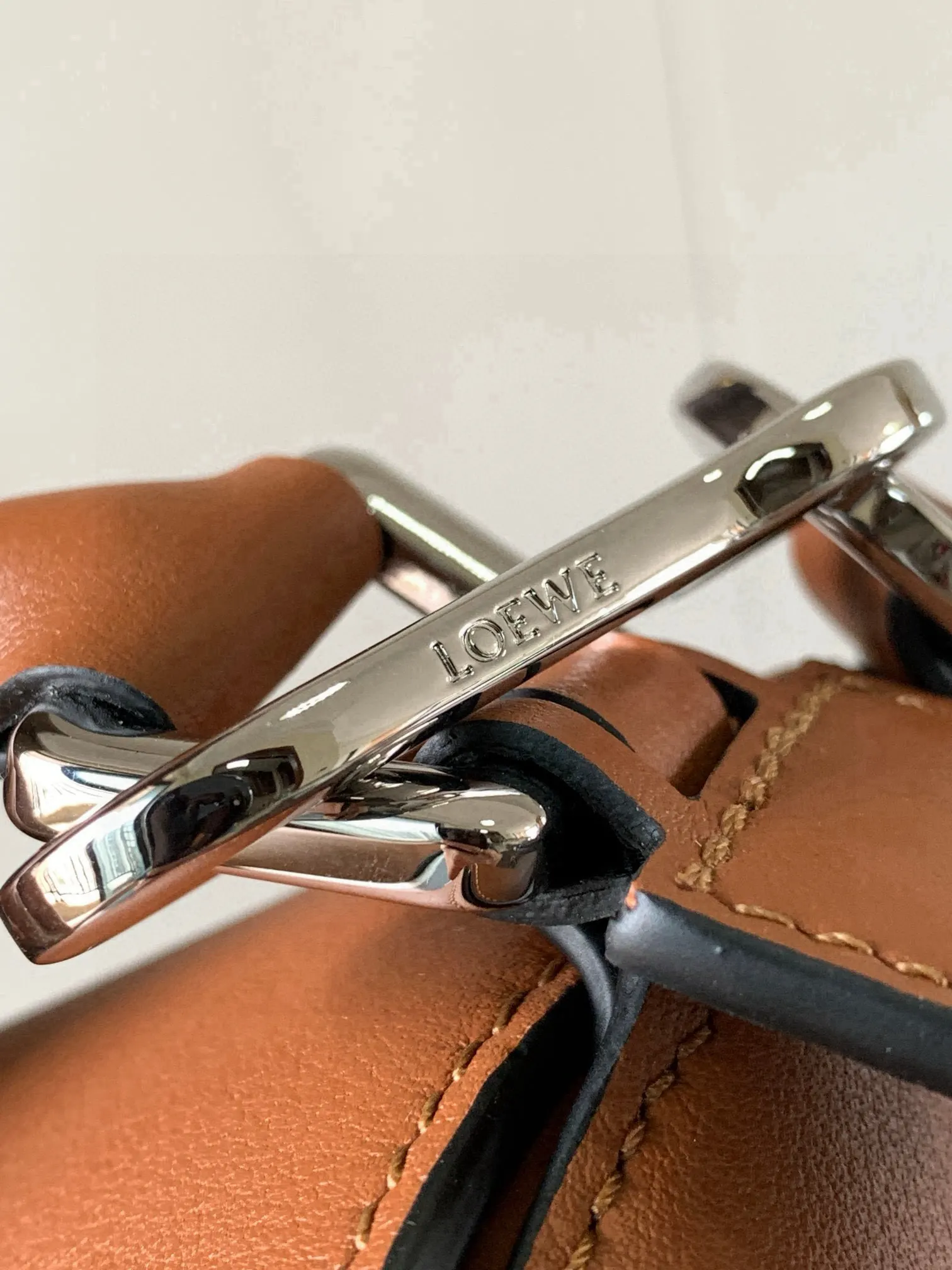 Brown Clutch Bag Leather
