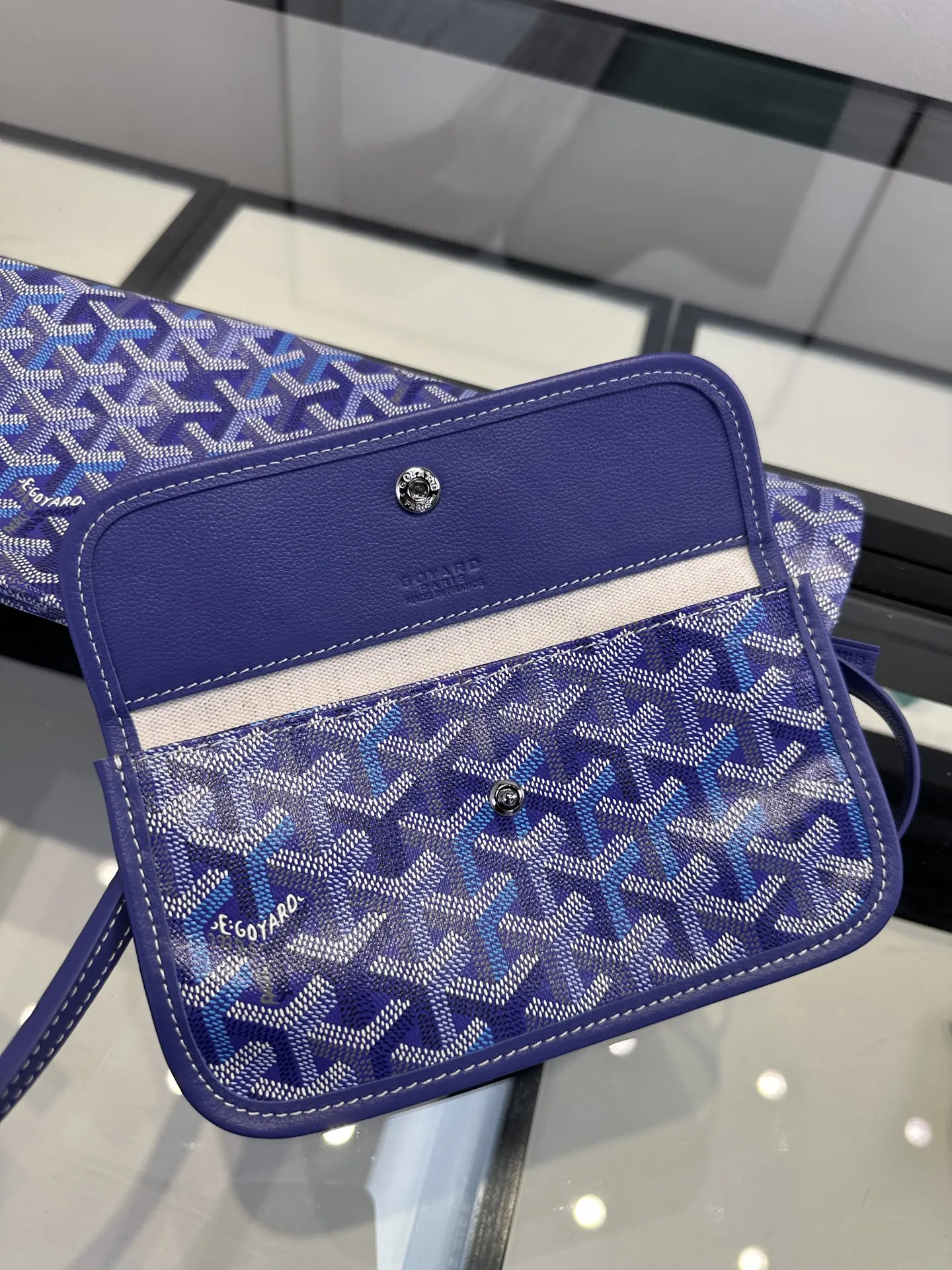 Goyard 戈雅 托特包购物袋 四季炫彩限定色 蓝莓紫 大容量托特款