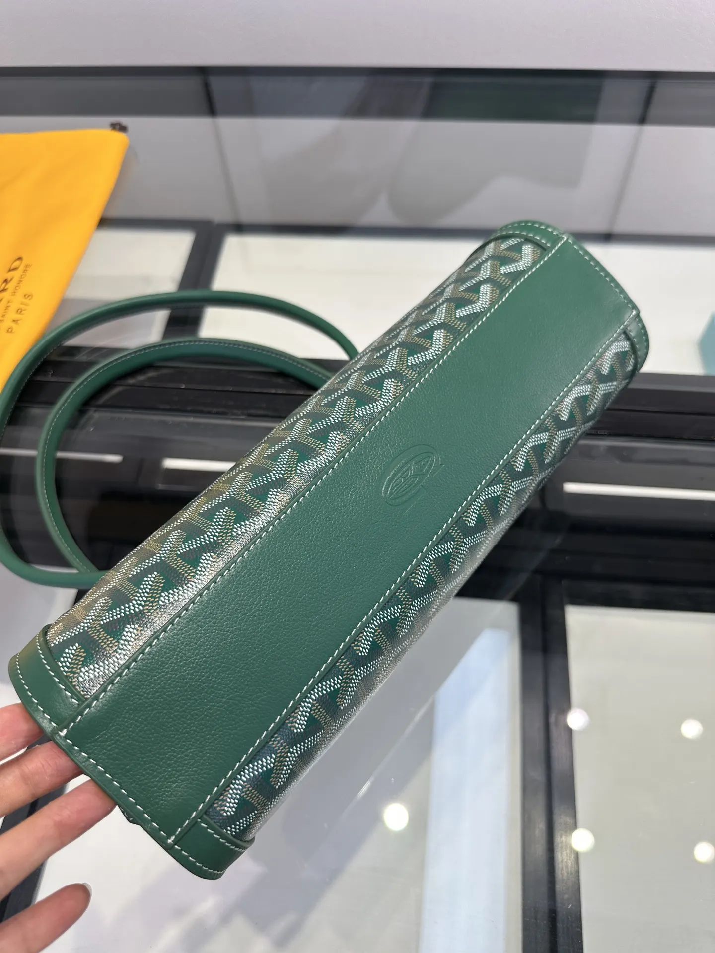 Goyard 绿色 手提随性 腋下时髦 轻松适 通勤约会各种场合 腋下包 复古腋下背款