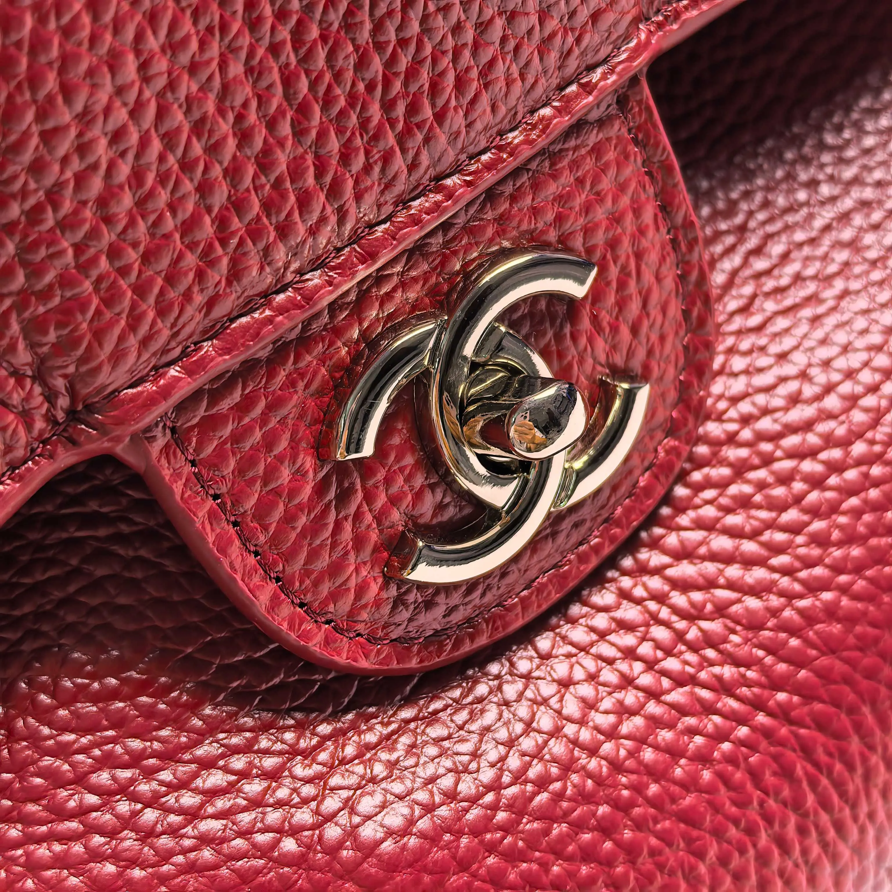 Chanel Classic Flap 牛皮 链条包