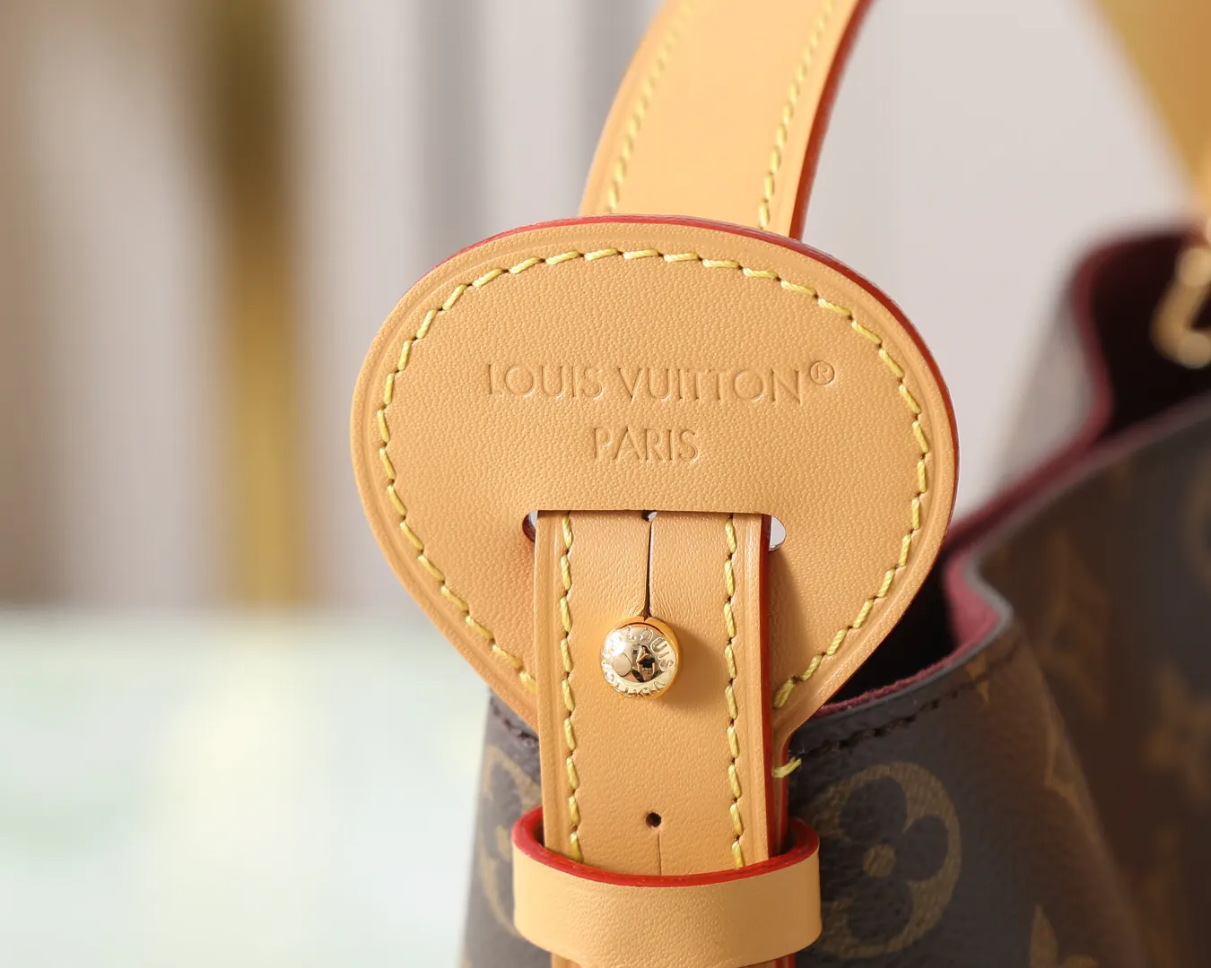 Monogram Bucket Bag Casual Canvas