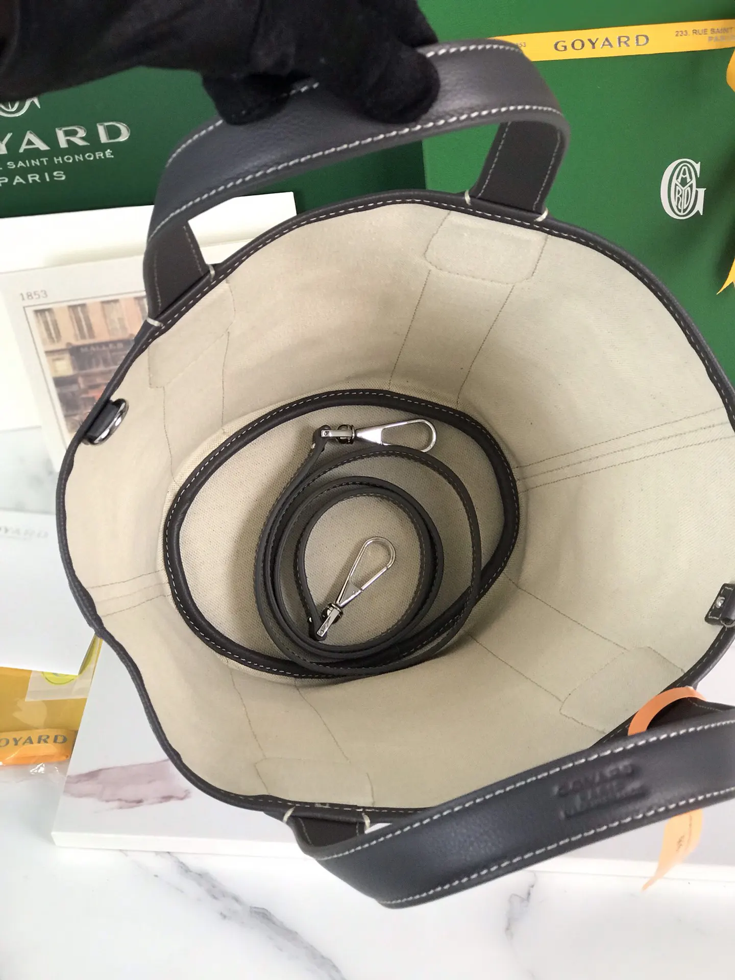 Bucket Bag Casual Leather