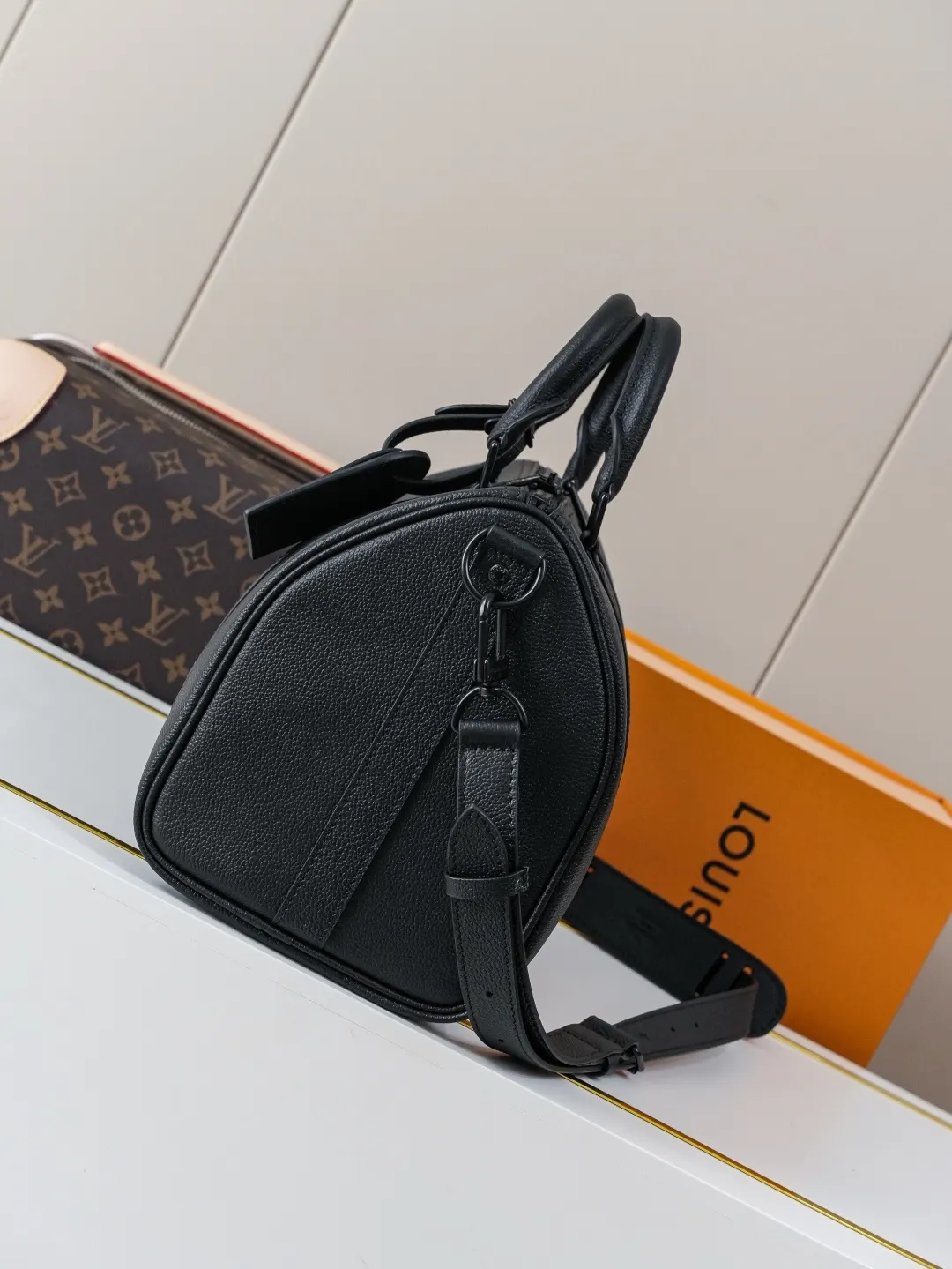 LV 黑色Speedy压纹手袋 手提款｜ORBUYBAG 岚奢包高端时尚精品