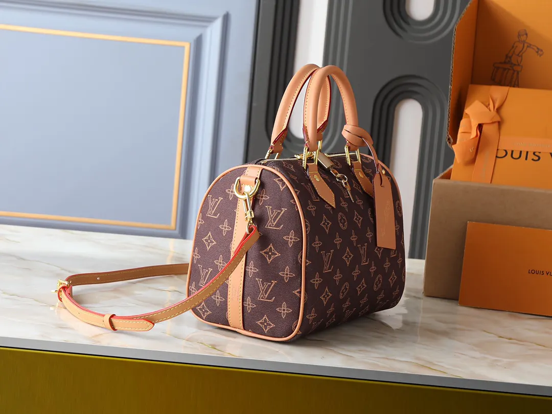 LV Speedy 牛皮 收納包 旅行收納款