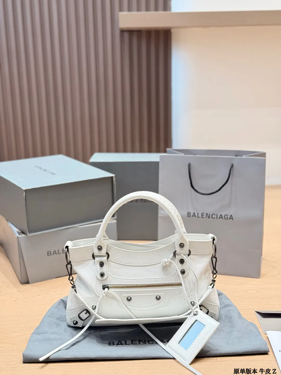 Balenciaga 黑色 牛皮 收纳包 旅行收纳款