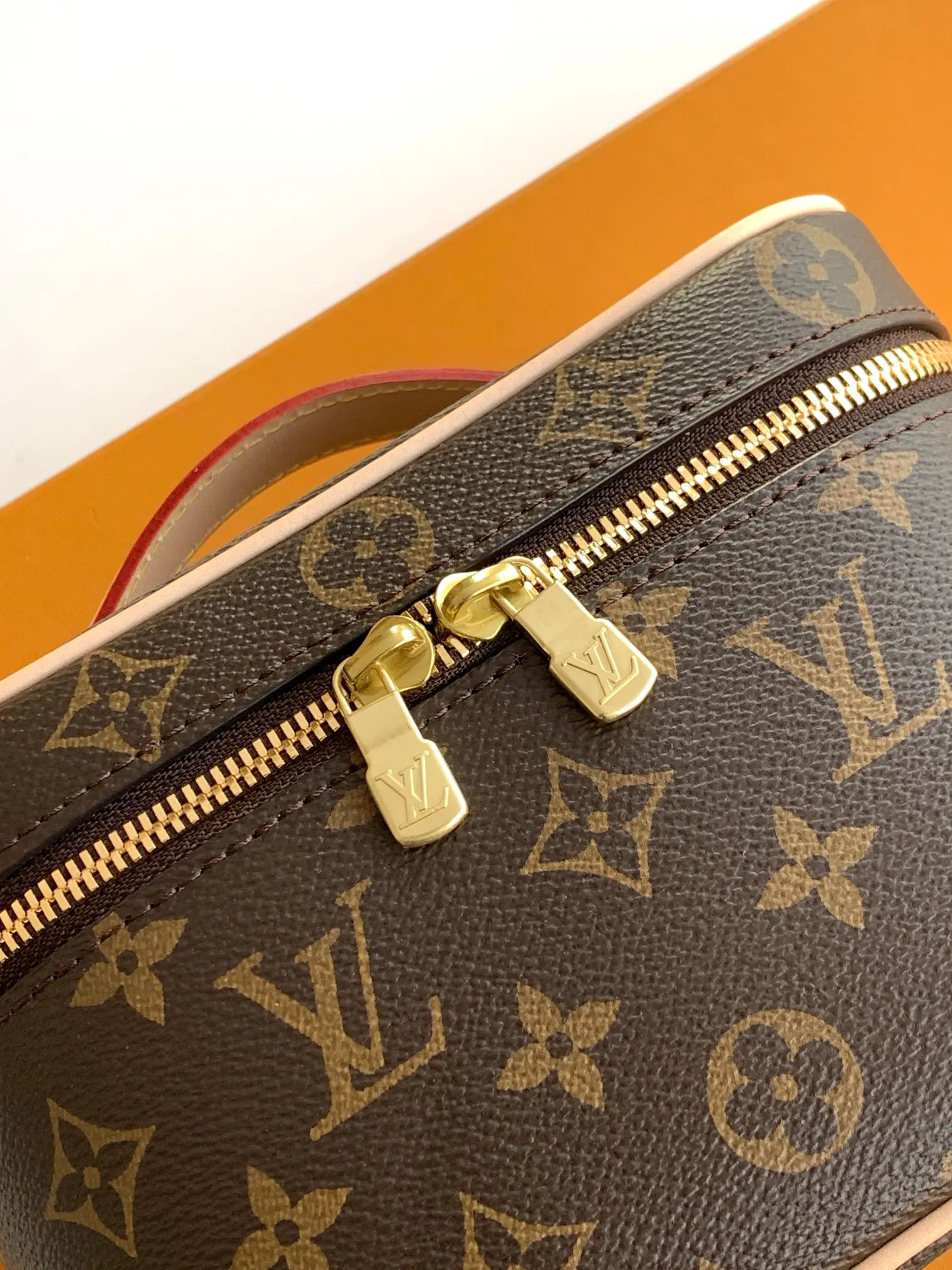 Louis Vuitton Blue Monogram Top Handle Bag Commuter Leather