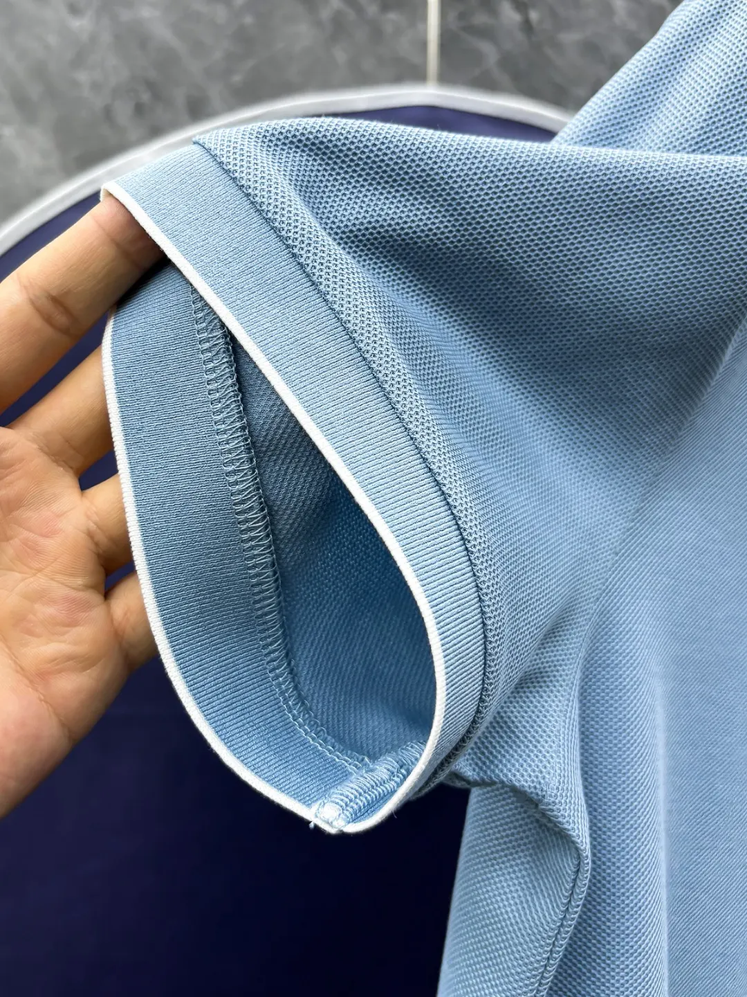 Prada Embroidered Polo Shirt