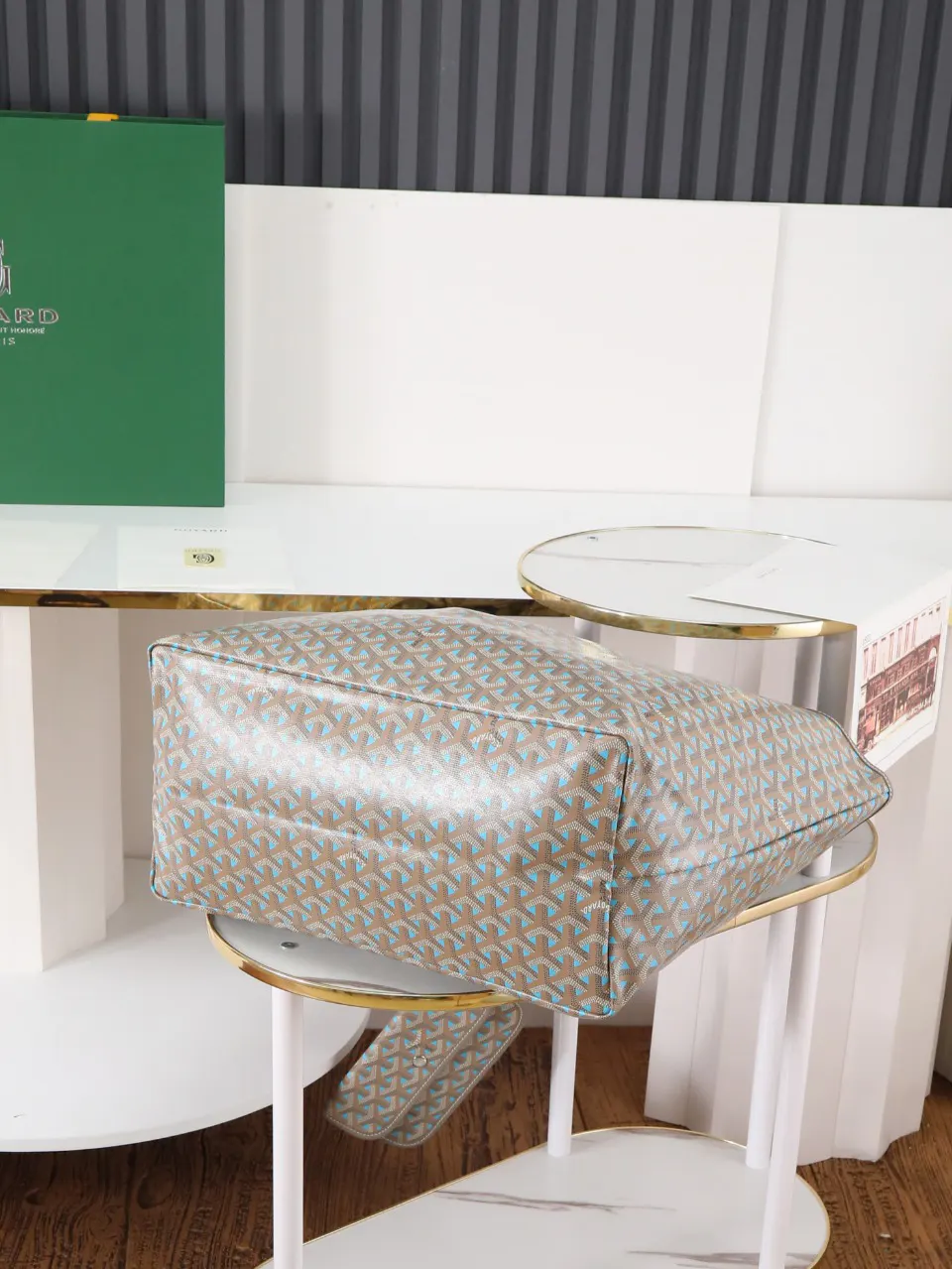 Goyard Hobo Shoulder Bag Vintage Canvas