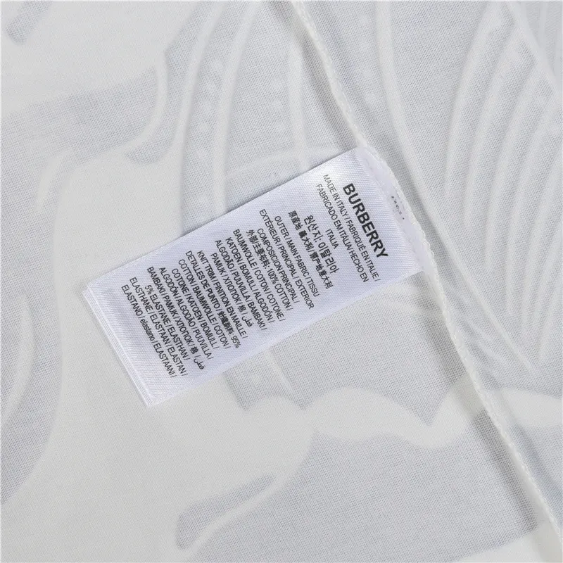 Burberry Print Short Sleeve T-Shirt Casual Versatile Image 10 Burberry Print Short Sleeve T-Shirt Casual Versatile Image 10