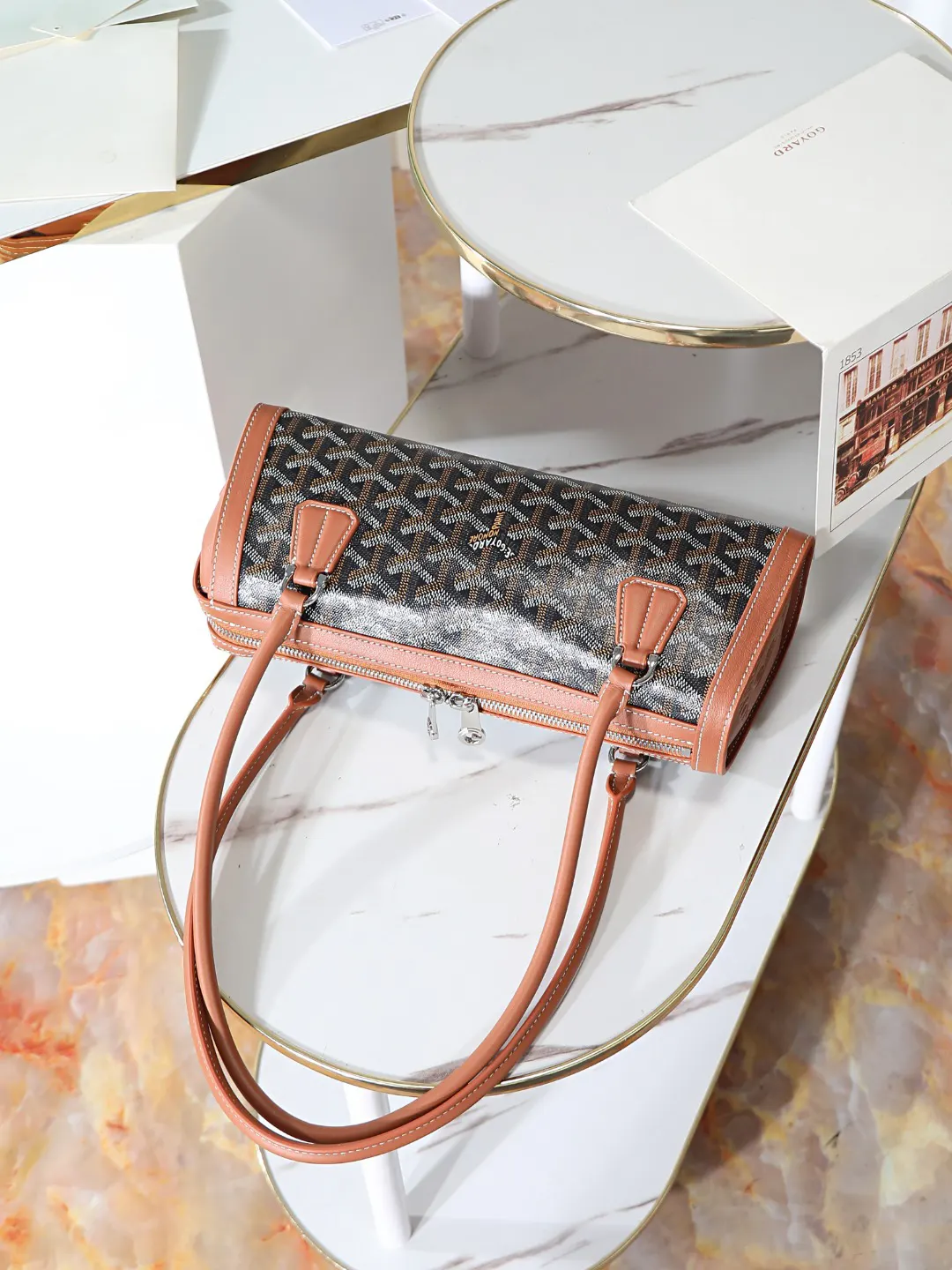 Goyard 皮革 雙肩包 实用雙肩款(數字9) Goyard 皮革 雙肩包 实用雙肩款(數字9)