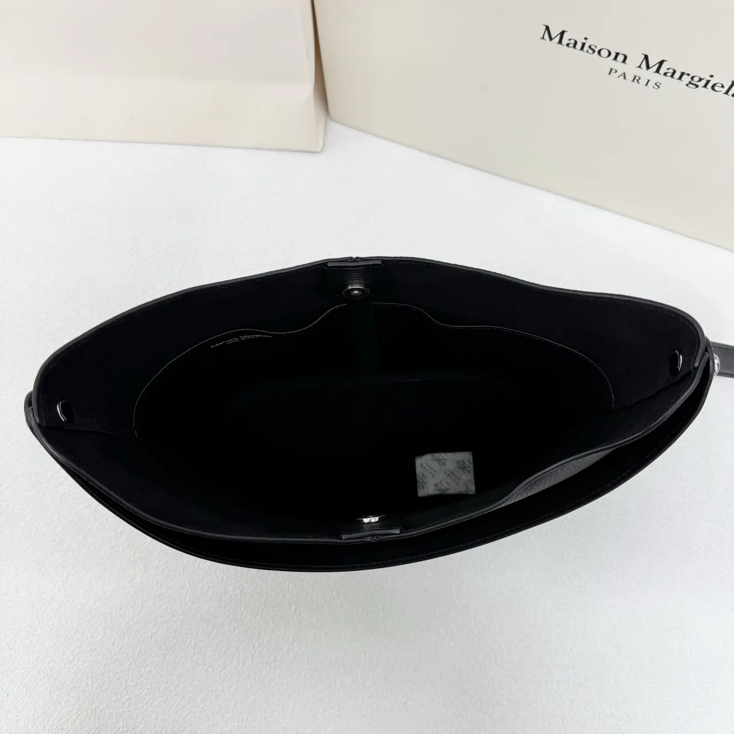 黑色 牛皮 Madison Margiela 托特包 大容量托特款