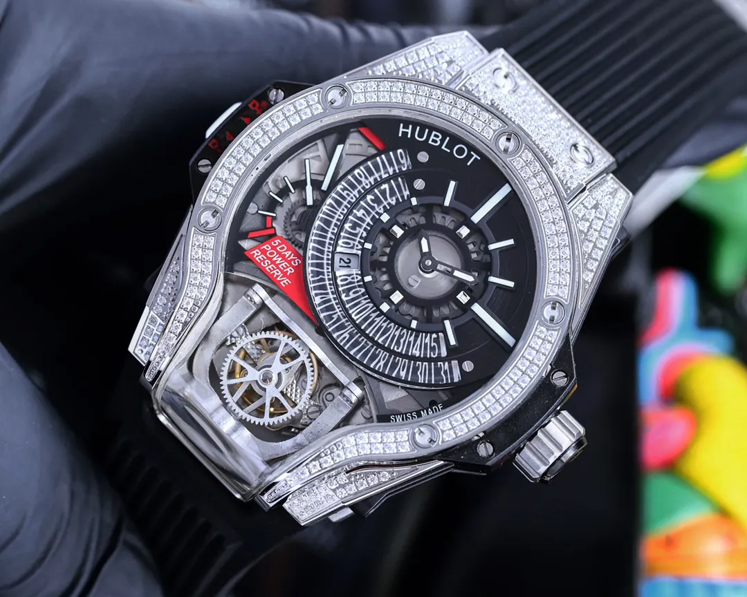 红色 批 恒 宝 HUBLOT 魔兽MP系列 手表 经典腕表款