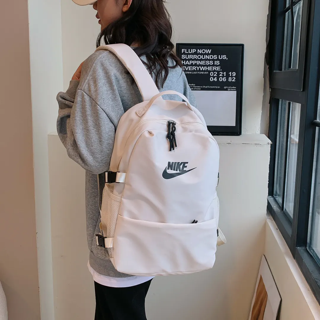 NIKE耐克 男女同款简约百搭休闲校园高中大学 双肩包 实用双肩款