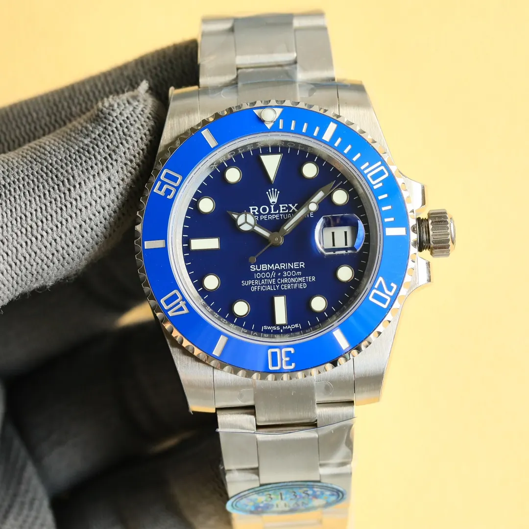 Rolex 机 白 金 机 白 手錶 經典腕表款