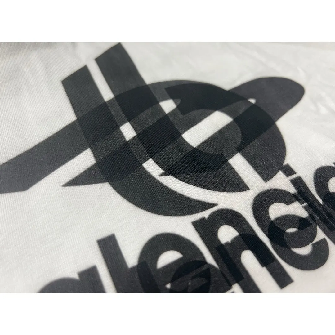 Balenciaga 白色 纯棉 Logo 短袖T恤