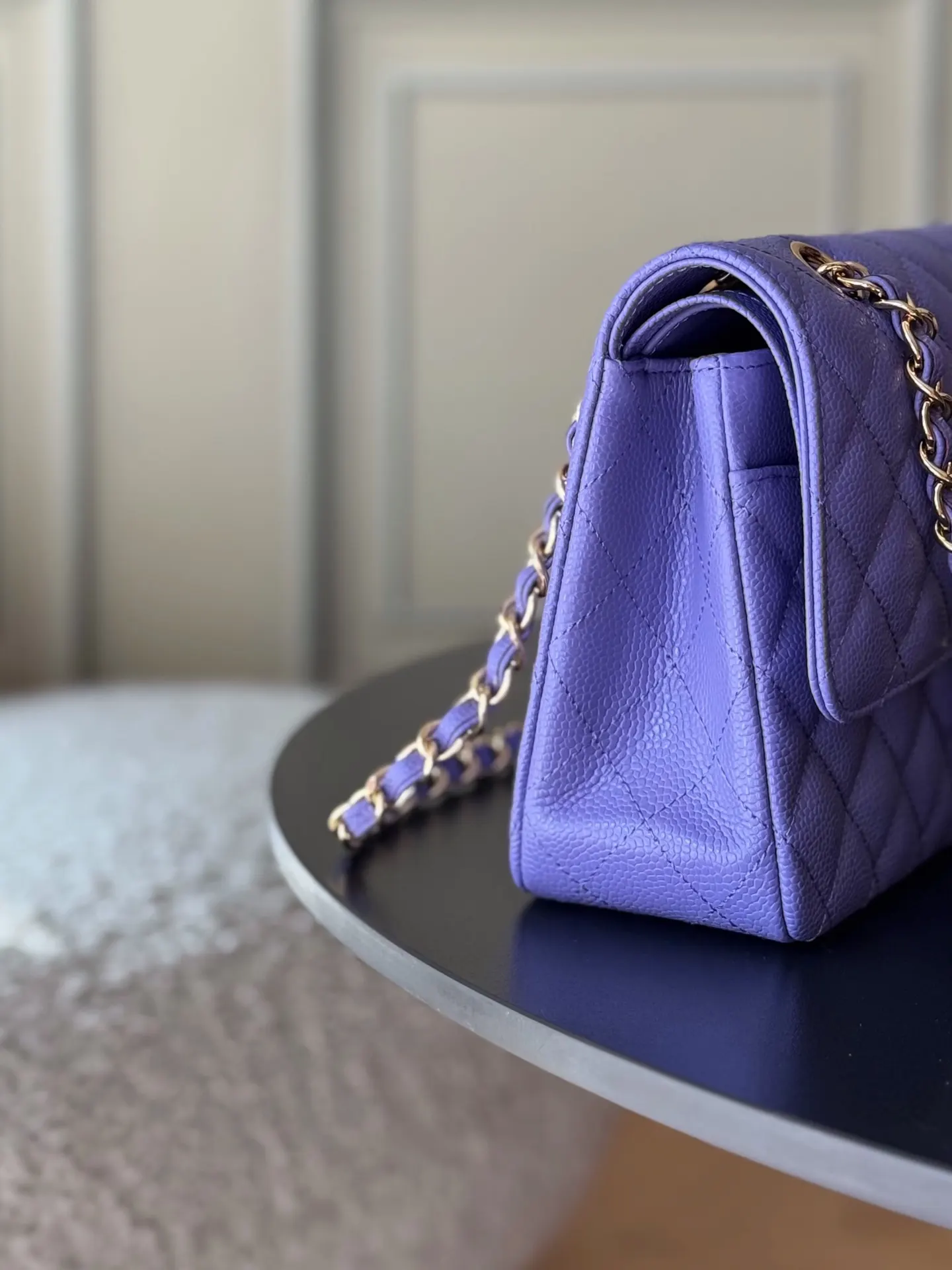 Chanel Caviar Cowhide Flap Chain Bag One Shoulder Cross Image 2 Chanel Caviar Cowhide Flap Chain Bag One Shoulder Cross Image 2