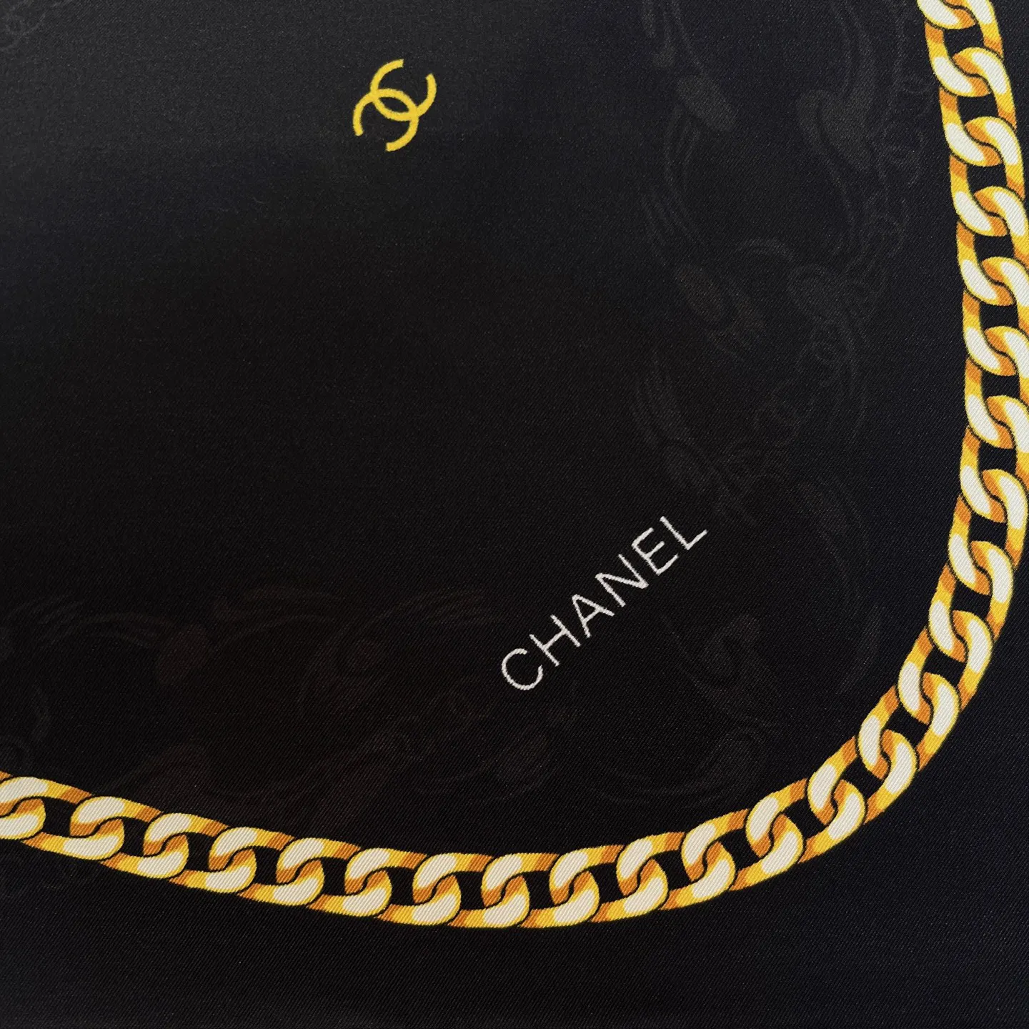 Chanel Gold Scarf