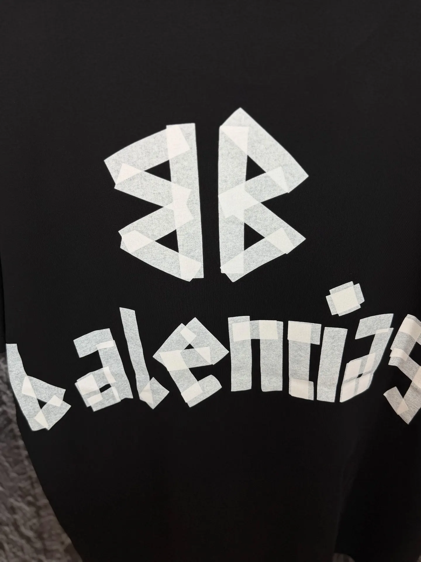 Balenciaga Black Short Sleeve T-Shirt Street