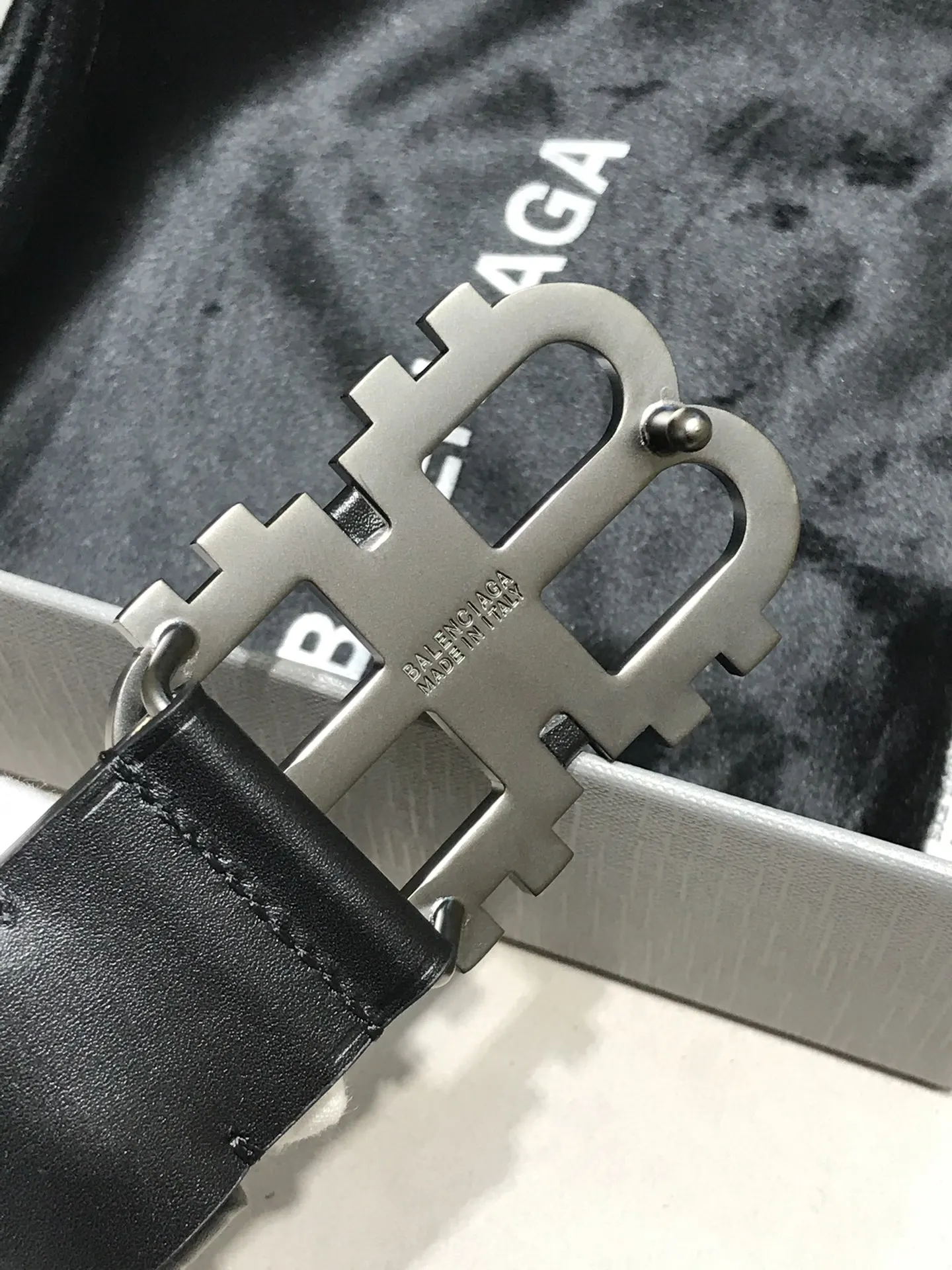 Balenciaga Black Belt