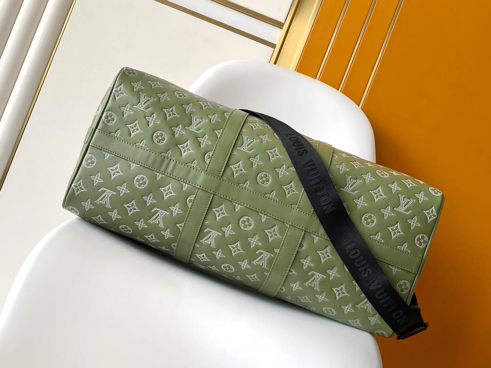 Black Fashion Item Travel Leather