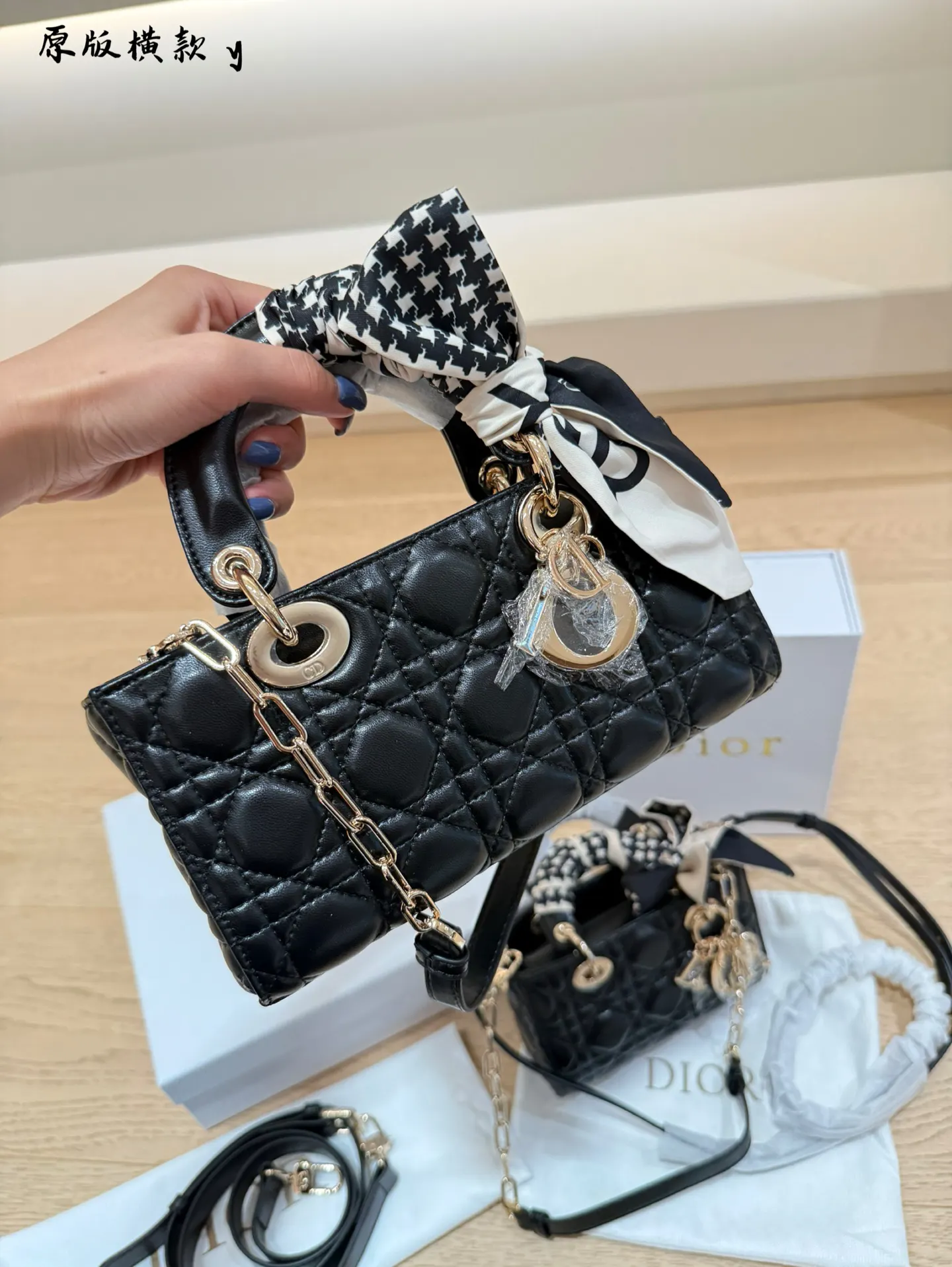 Dior Black Top Handle Bag Commuter Image 9 Dior Black Top Handle Bag Commuter Image 9