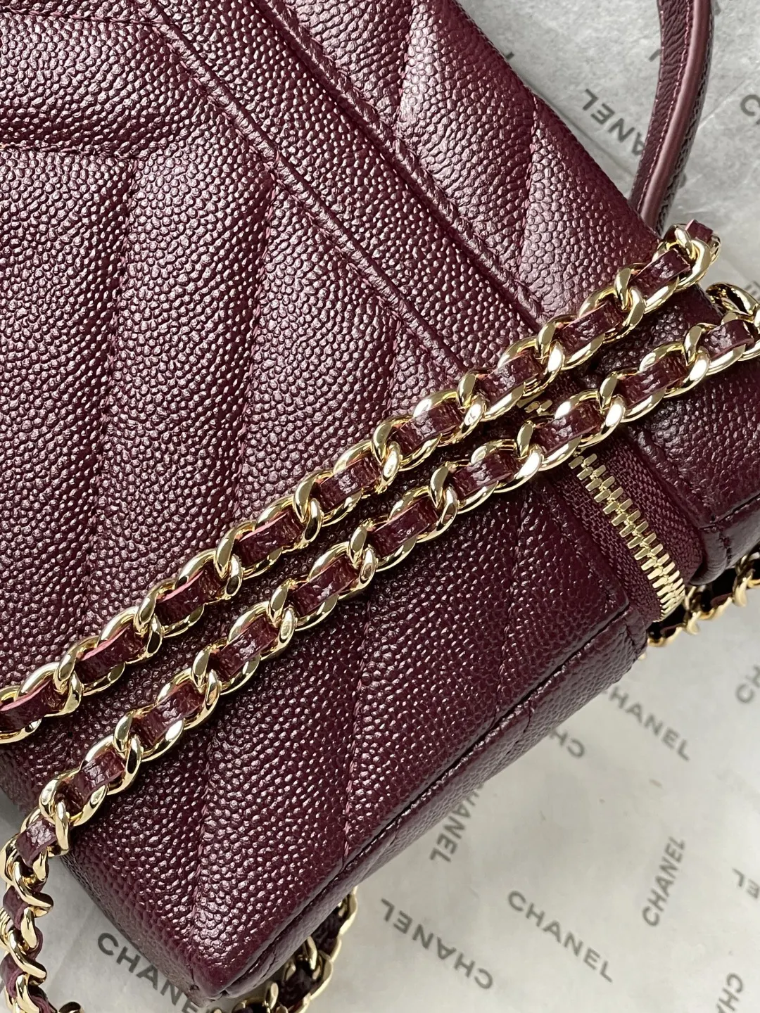 Chanel Chain Bag Leather
