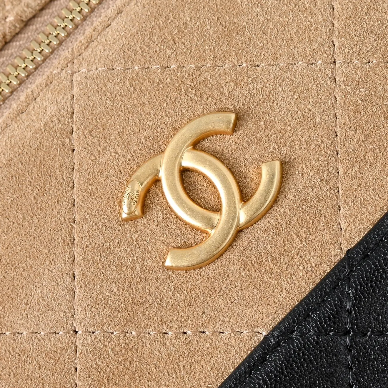 Black Brown Chain Bag