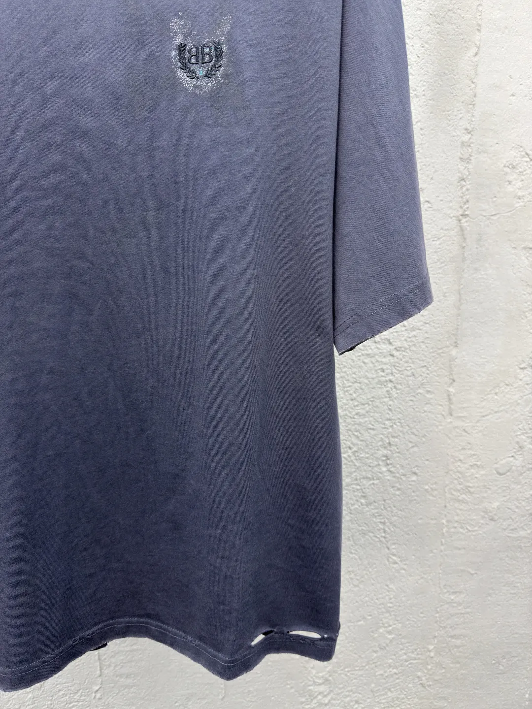 Balenciaga Black Cotton Short Sleeve T-Shirt Street