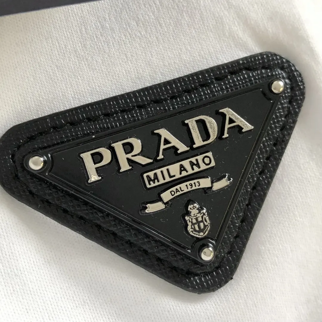 PRADA 棉质 Logo 短袖T恤 休闲百搭款