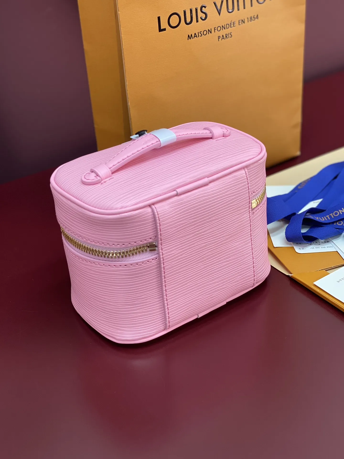 Louis Vuitton Pink Cosmetic Pouch