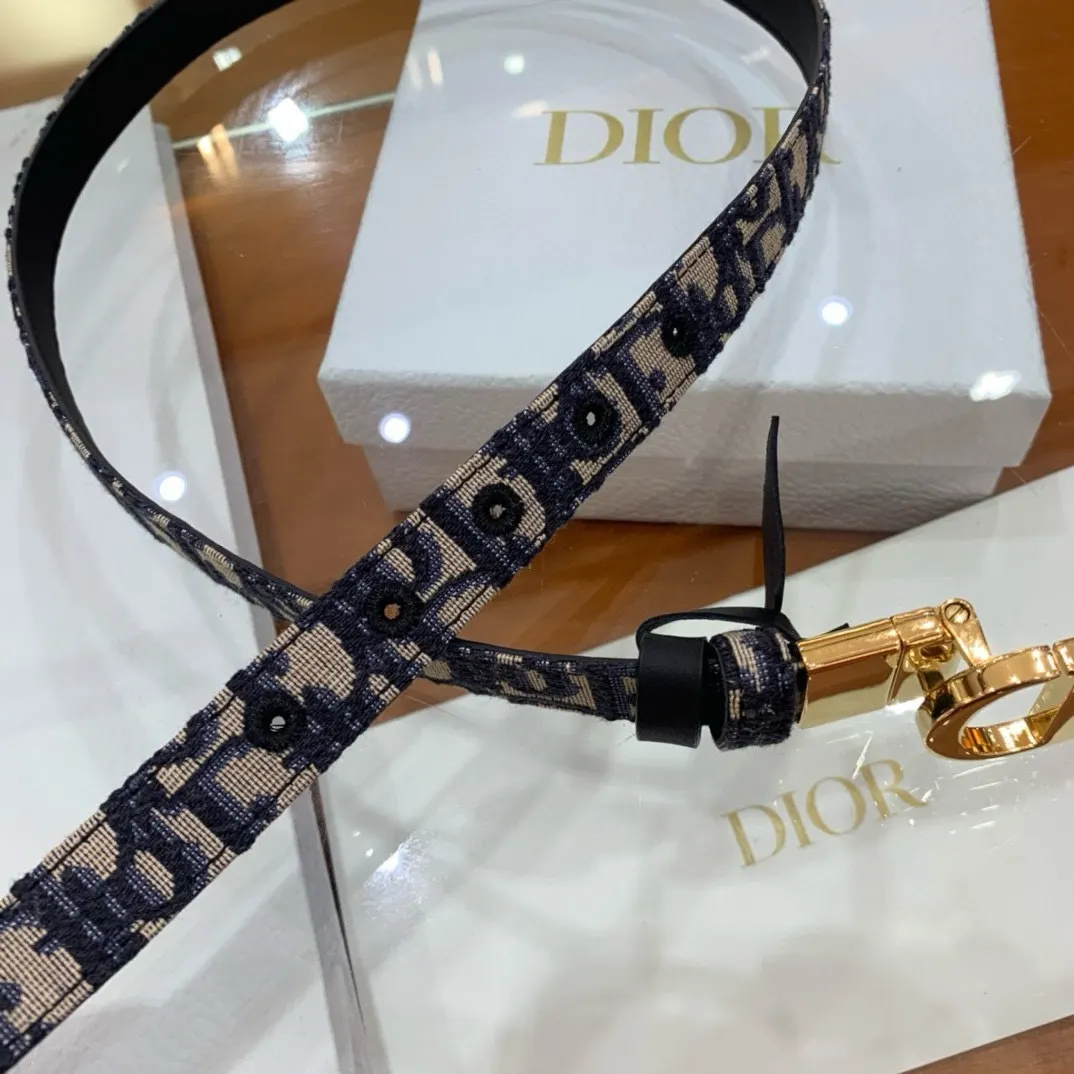 Dior 30 Montaigne 皮革 腰带