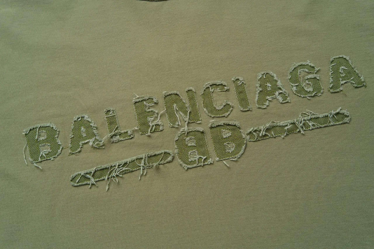 Balenciaga Logo 刺绣 短袖T恤