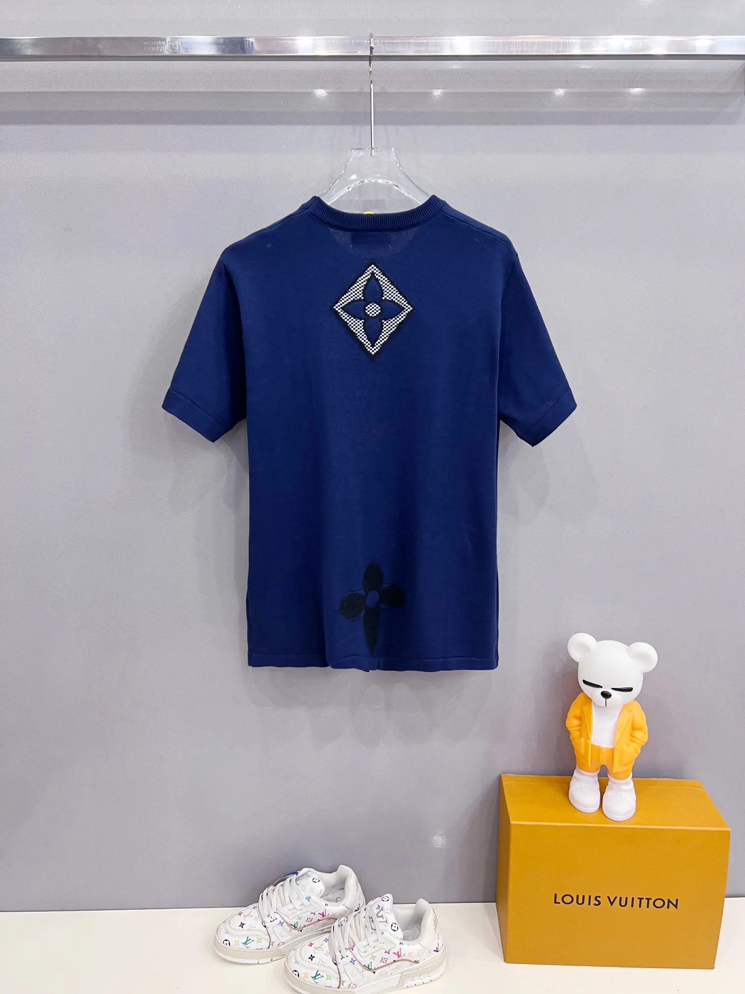 Louis Vuitton 藍色 棉質 T恤