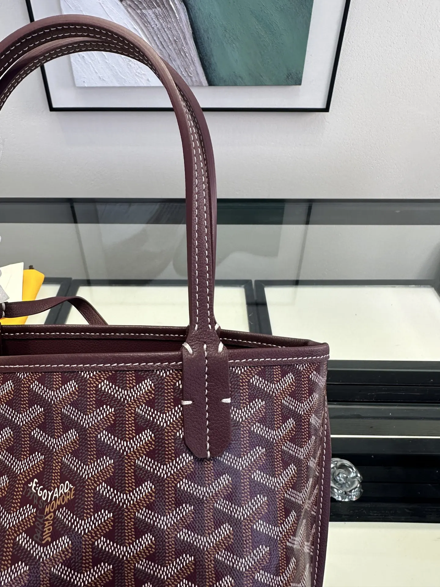 Goyard Tote Bag Leather