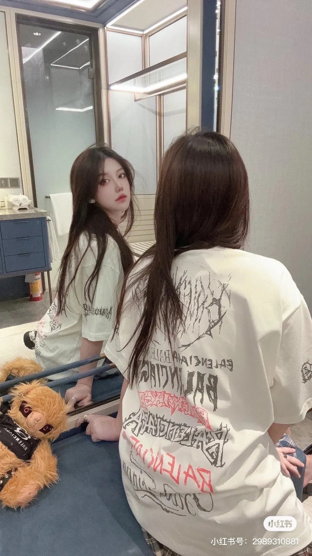 Balenciaga White Cotton Logo Short Sleeve T-Shirt Street
