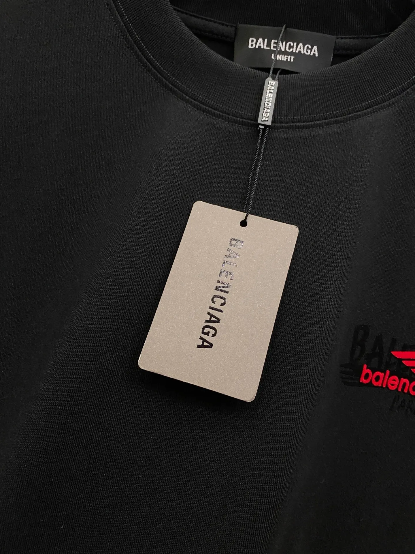 Balenciaga 红色/黑色 印花 T恤