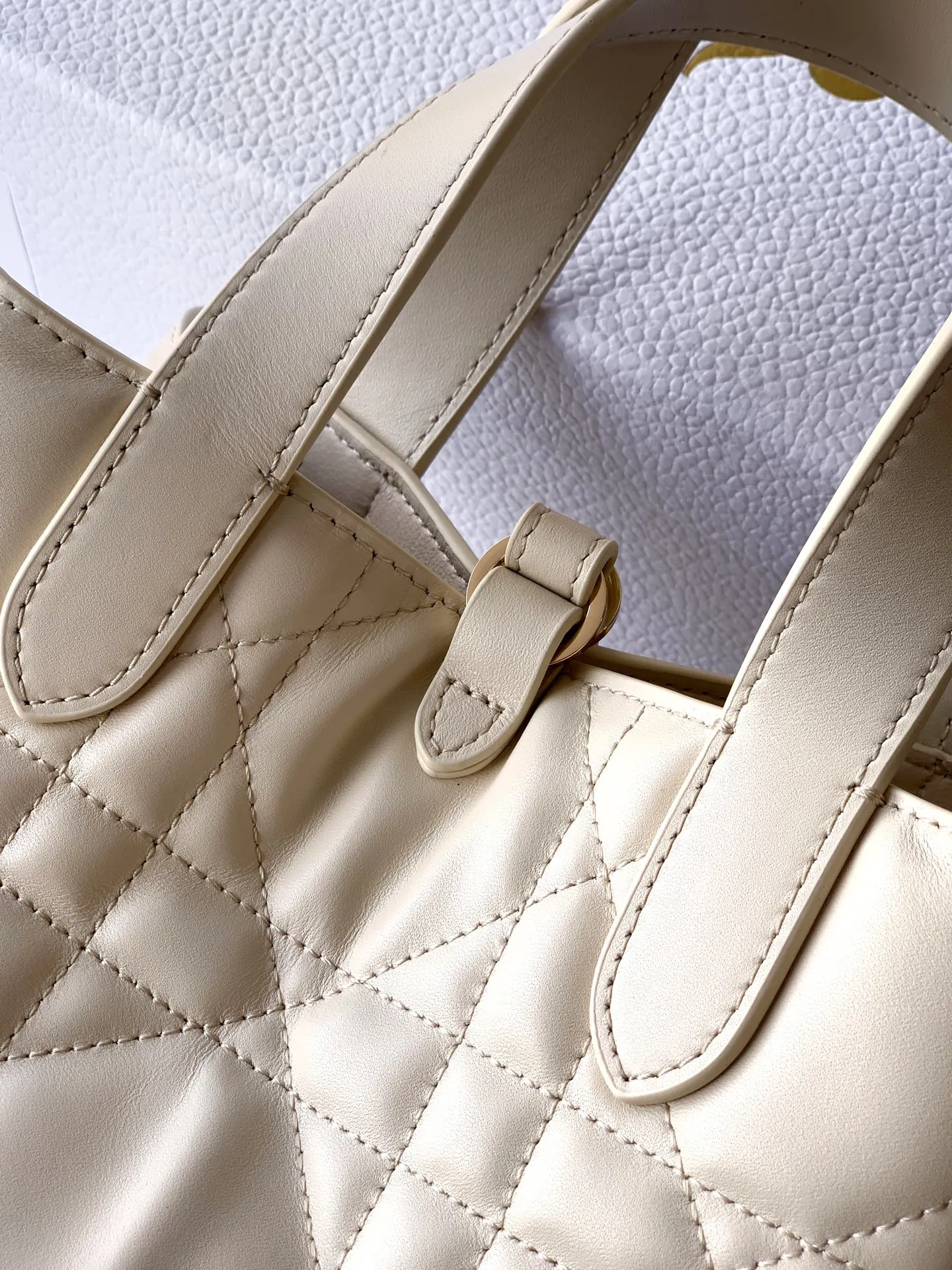Dior Toujours Ivory Lambskin Handbag