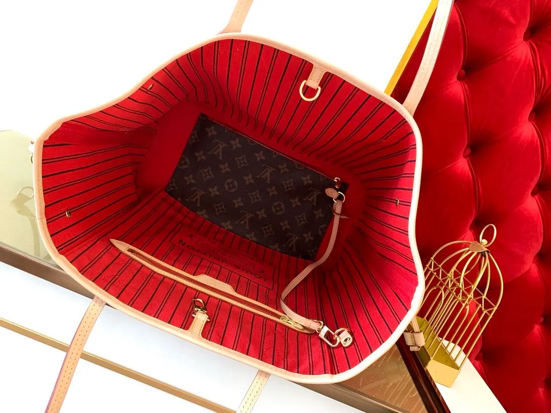 LV Neverfull 帆布 手拿包 精致手拿款