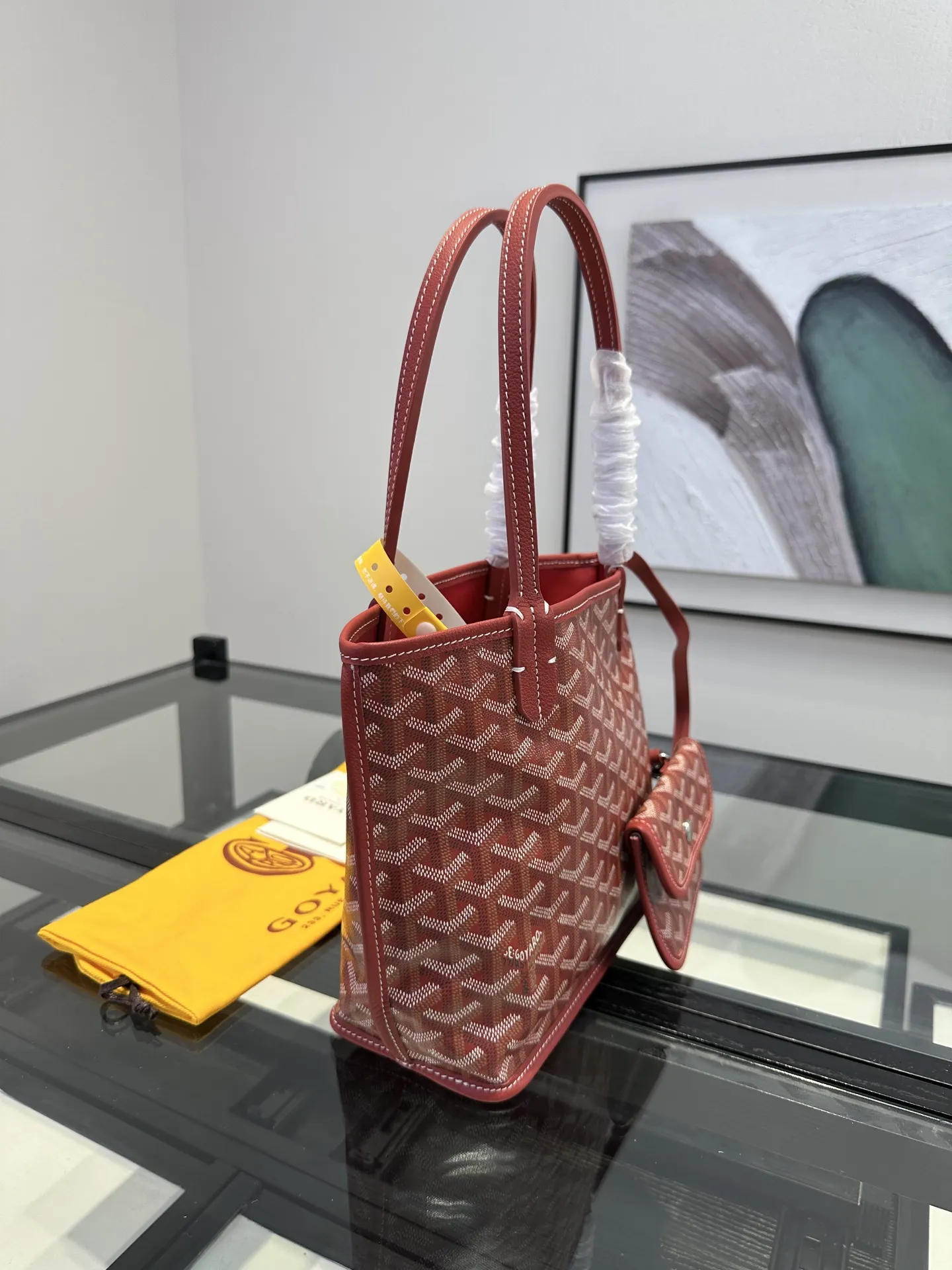 Goyard 小牛皮 戈雅 菜篮子 Anjou mini托特包 双面用 大容量托特款