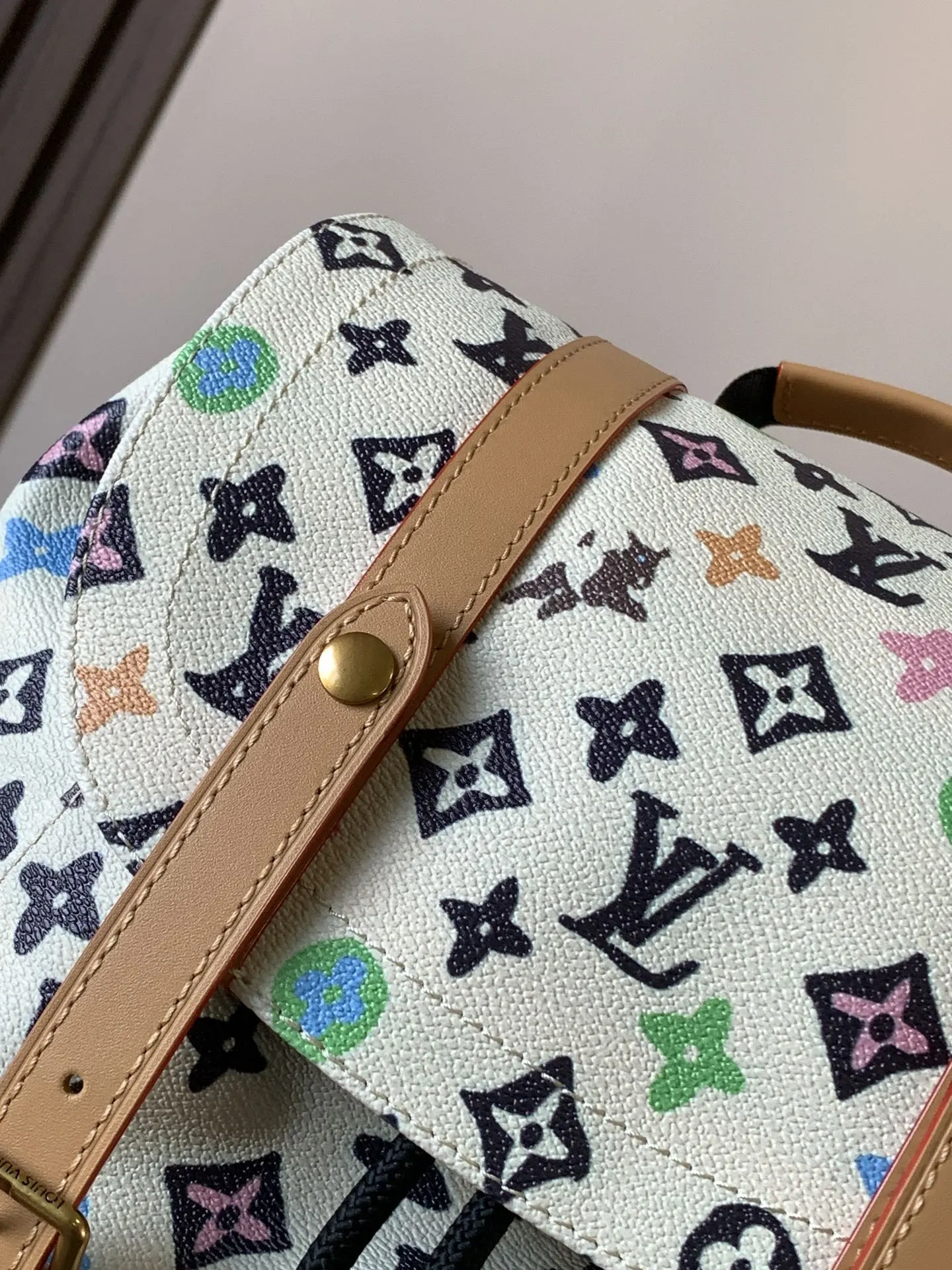 帆布 白彩 CHRISTOPHER 雙肩包 实用雙肩款