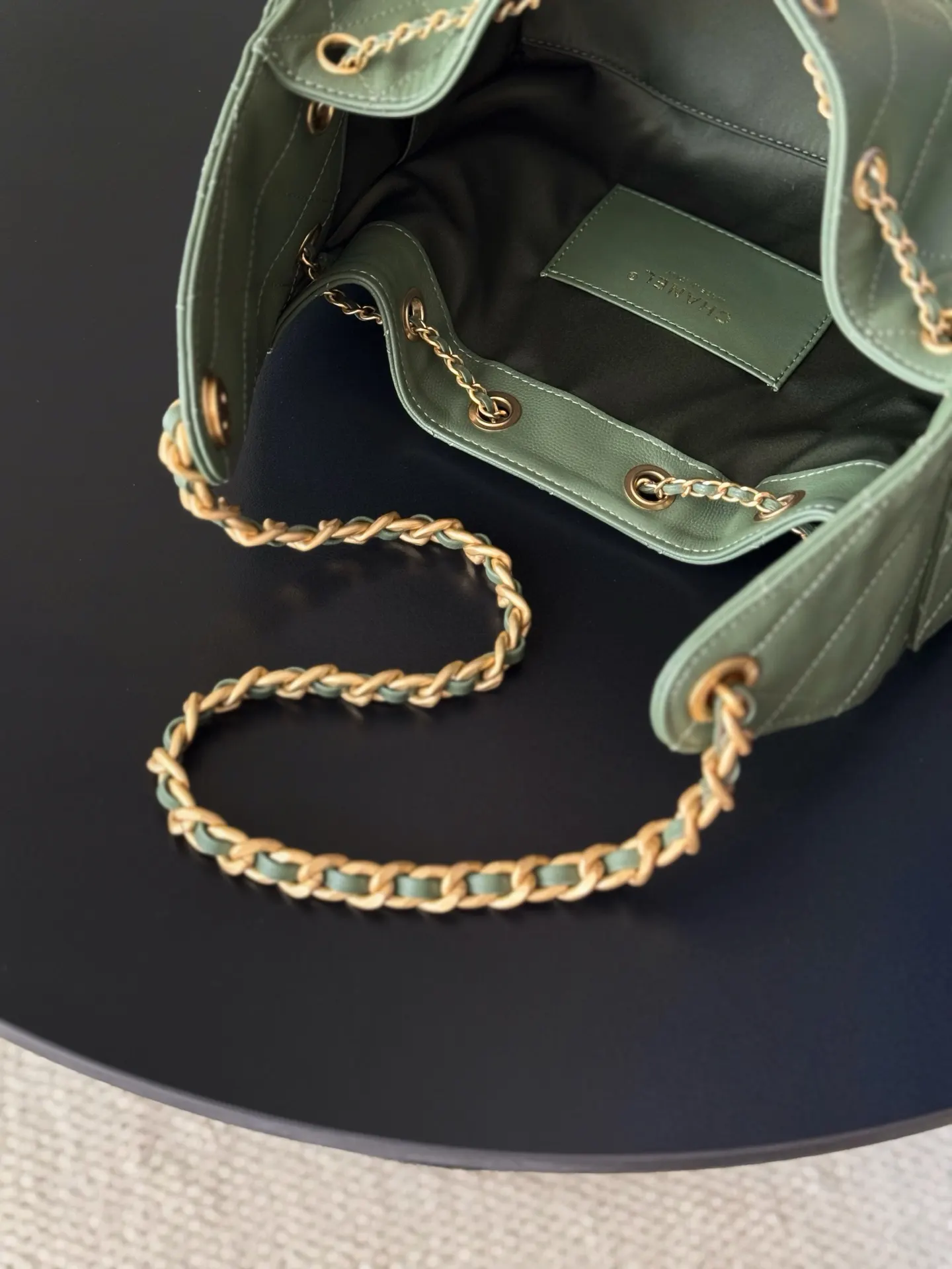 Chanel Hobo Shoulder Bag Vintage Leather