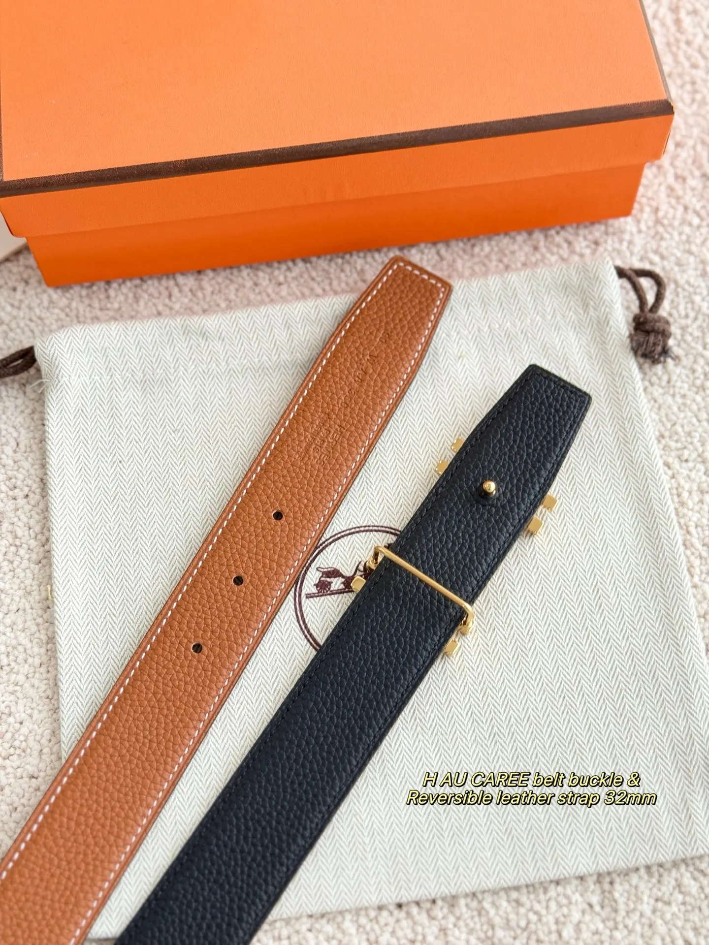 Hermès Togo牛皮 腰帶 精致配飾(數字2) Hermès Togo牛皮 腰帶 精致配飾(數字2)